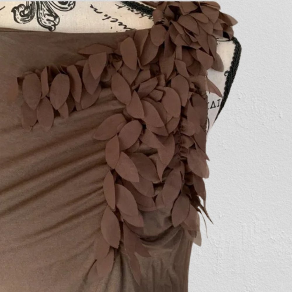 Anne Klein Sleeveless Top | Brown - Picture 6 of 9